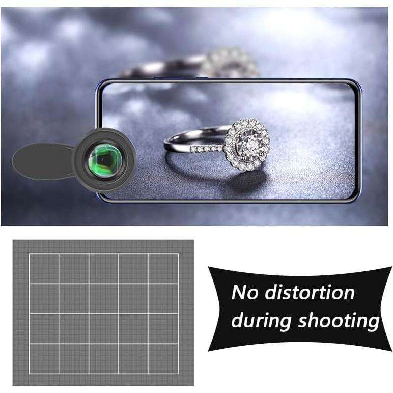 Lente Macro JEVOCOM 30-120mm para Teléfonos Móviles