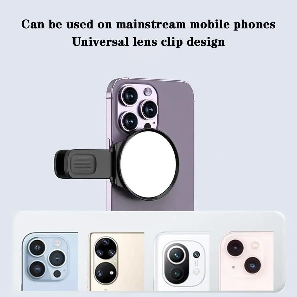 Espejo Selfie Compacto Kalofaye Clip Universal para Smartphone