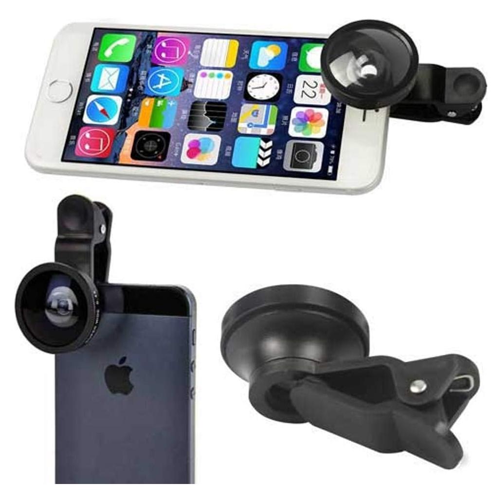 Lente Ojo de Pez Gran Angular 0.4x Selna para Samsung