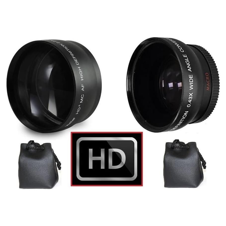Kit de Lentes Telefoto y Gran Angular Pro Ser para Samsung NX3300