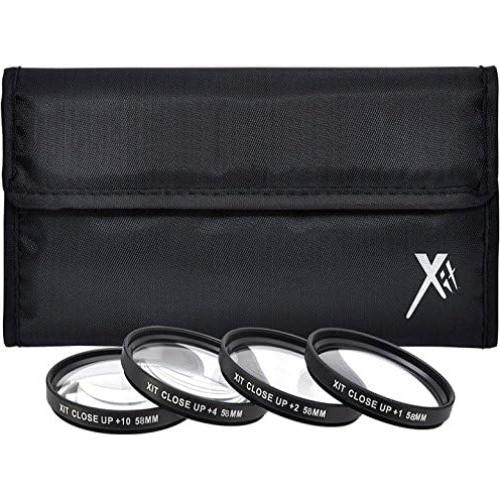 Kit de Filtros de Lente 58mm Xit para Samsung NX - Gran Angular, Telefoto, Macro