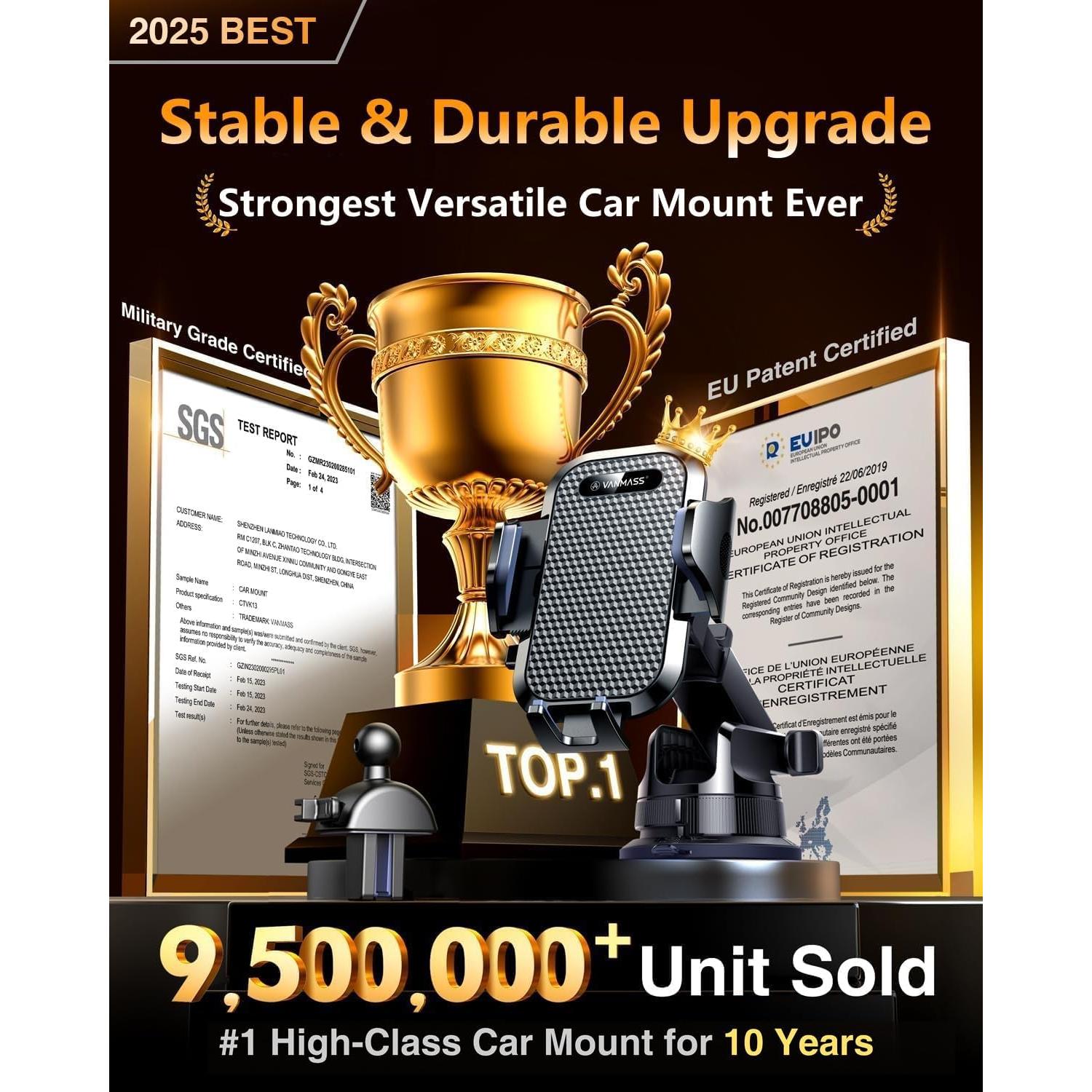 Soporte Universal para Teléfono de Coche VANMASS Pro