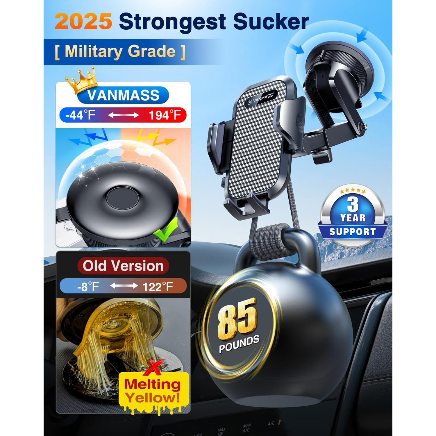 Soporte Universal para Teléfono de Coche VANMASS Pro