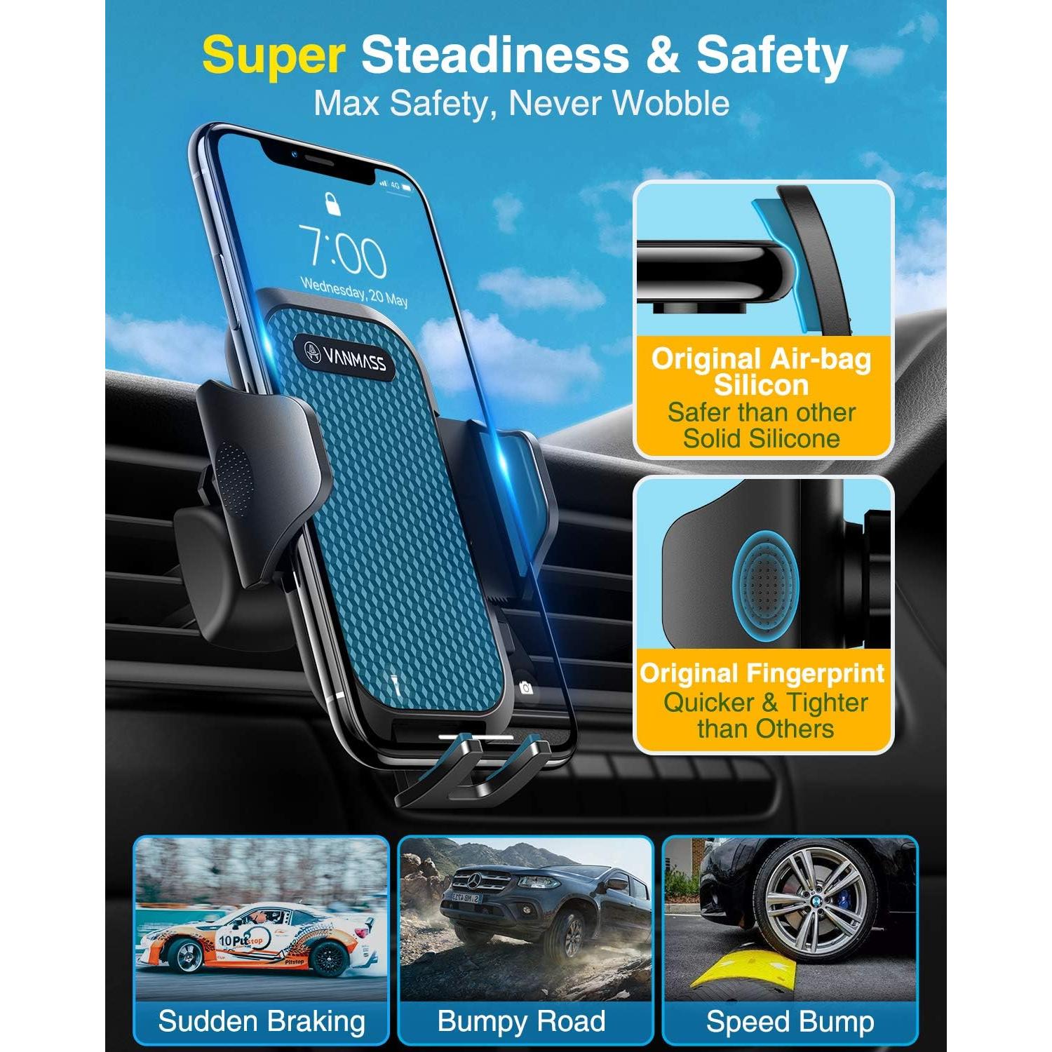 Soporte Universal para Teléfono de Coche VANMASS Pro