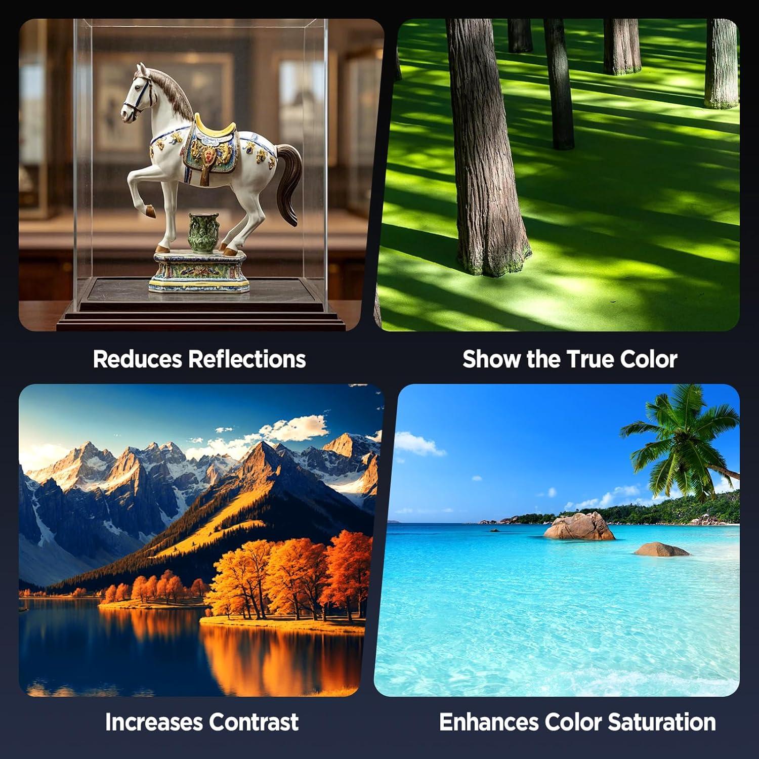 Filtro Polarizador Circular 52mm ALILUSSO para Smartphones