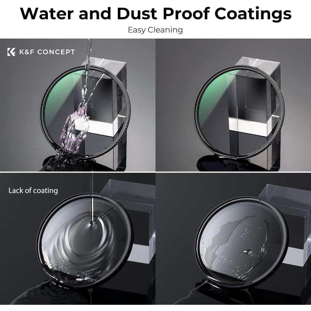 Filtro Polarizador Circular K&F Concept 82mm Ultra Delgado