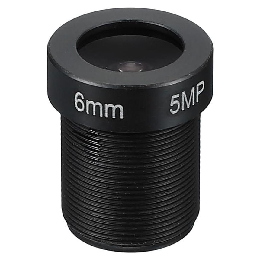 Lente de Cámara CCTV PATIKIL 6mm F2.0 M12 70°
