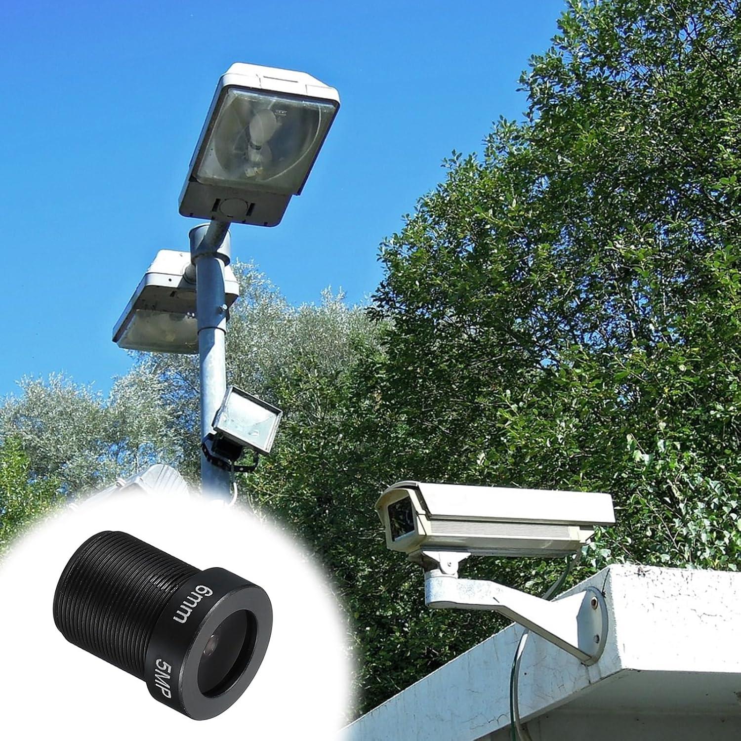 Lente de Cámara CCTV PATIKIL 6mm F2.0 M12 70°