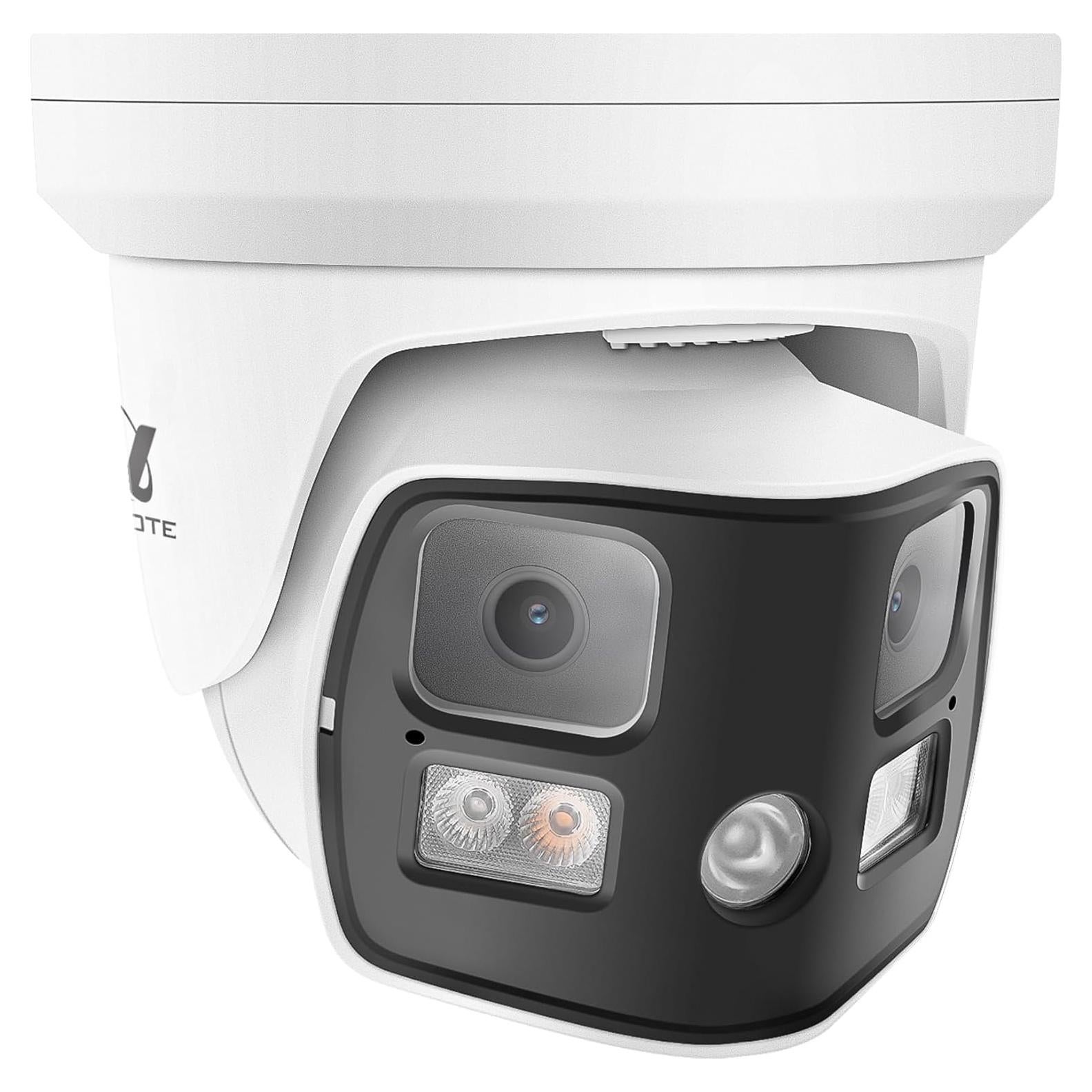 Cámara de Seguridad IP PoE ONWOTE 4K 8MP Doble Lente 180°