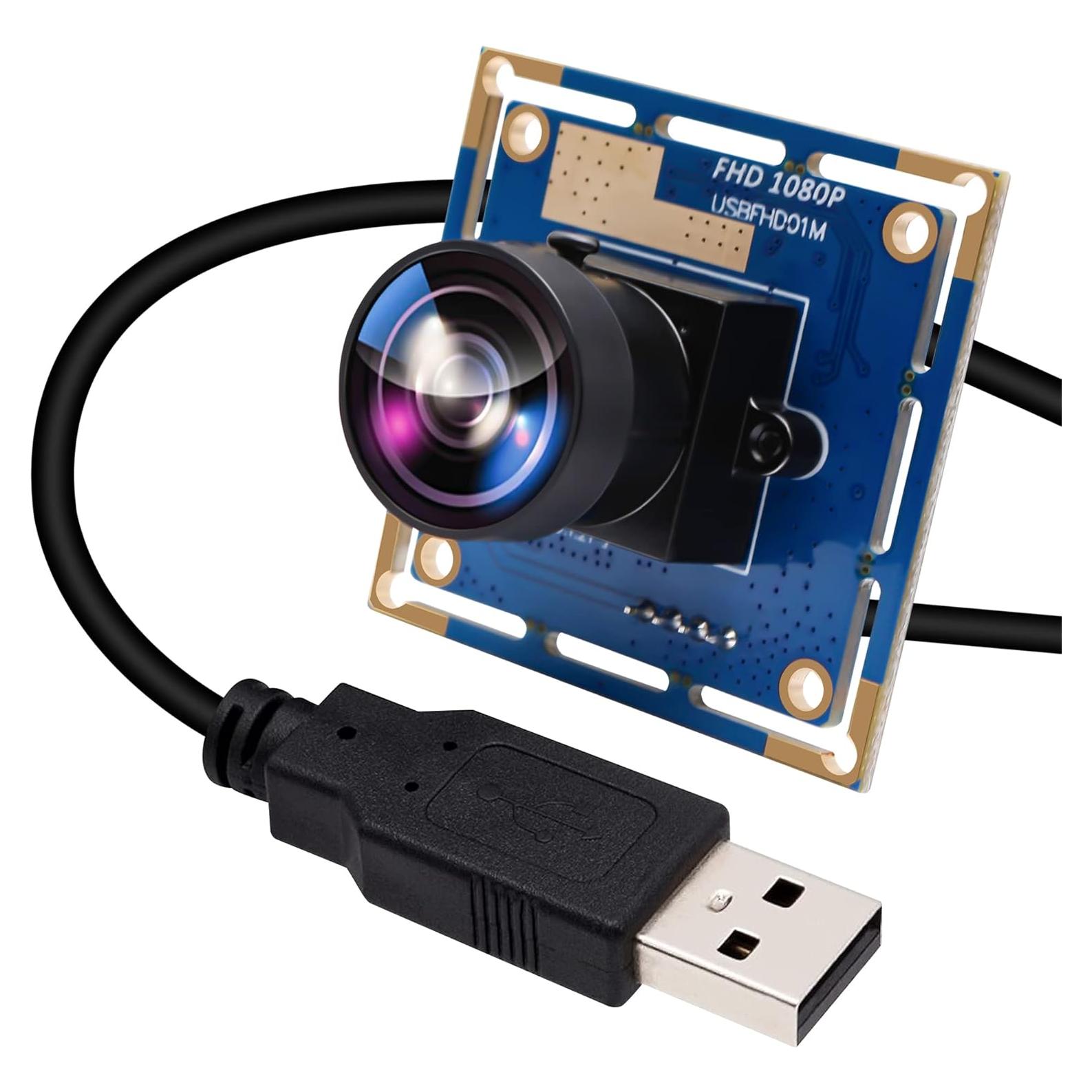 Cámara USB 2MP HD 1080p Ailipu Lente Ojo de Pez 170°