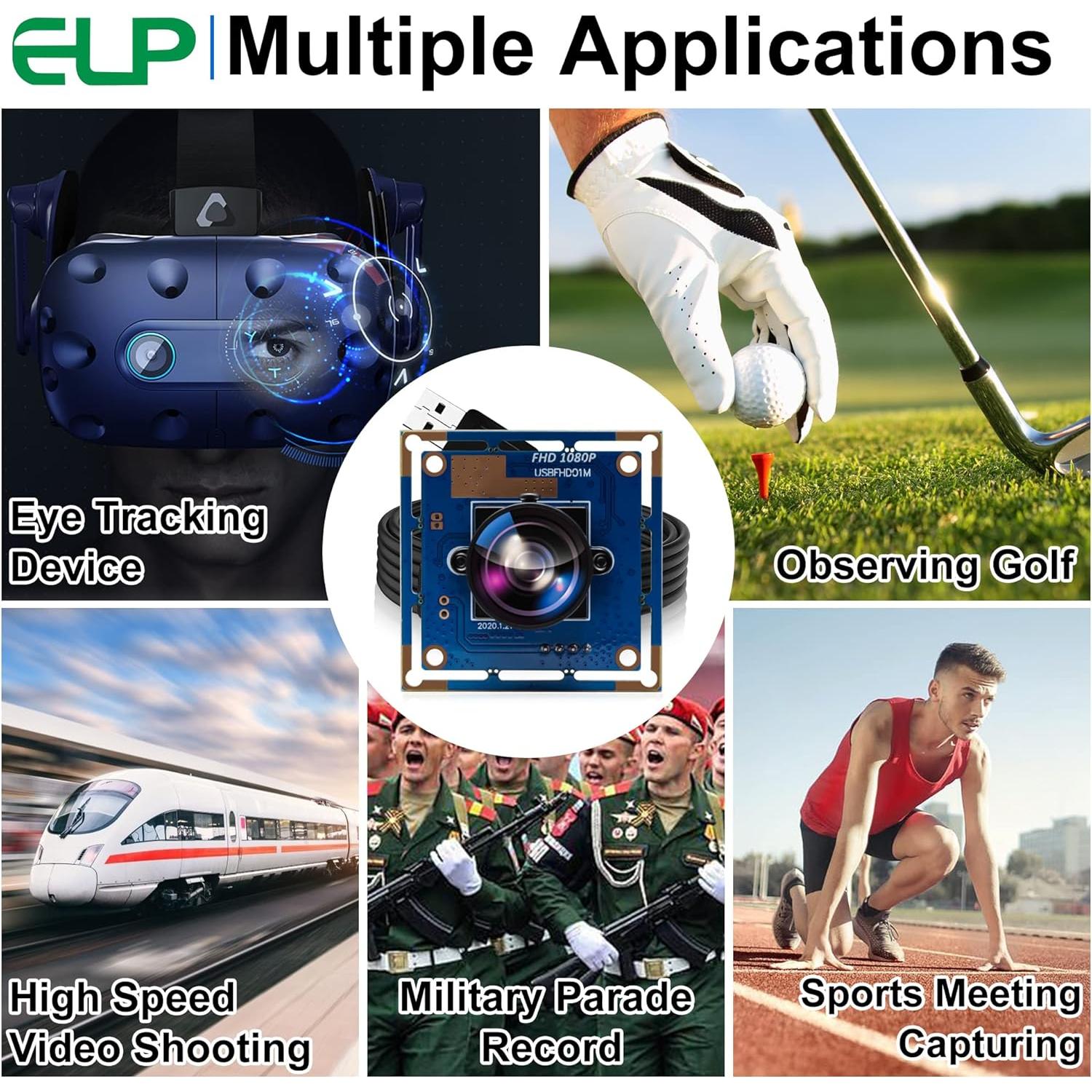 Cámara USB 2MP HD 1080p Ailipu Lente Ojo de Pez 170°