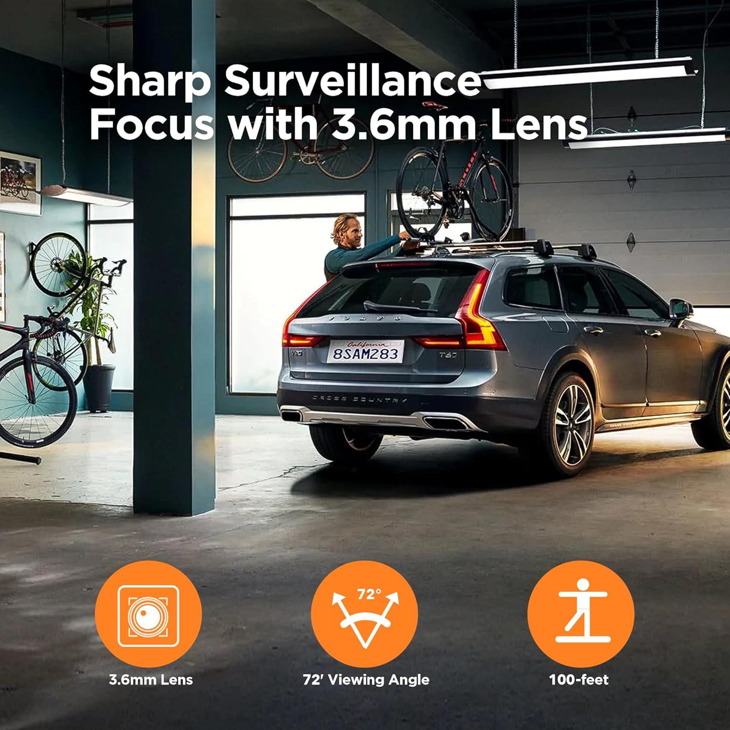 Cámara de Seguridad TIGERSECU 5MP IP66 para DVR, Visión Nocturna