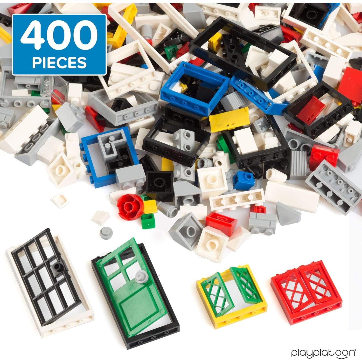 Juego de 400 Piezas Ventanas y Puertas Play Platoon