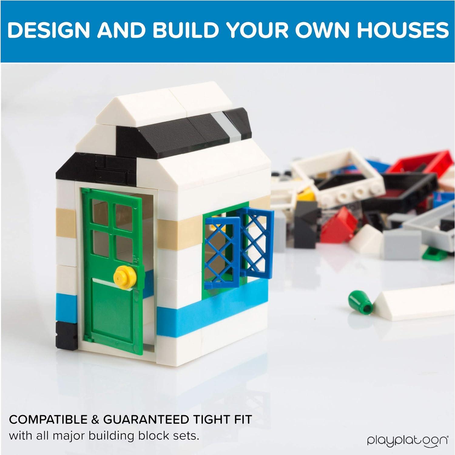 Juego de 400 Piezas Ventanas y Puertas Play Platoon