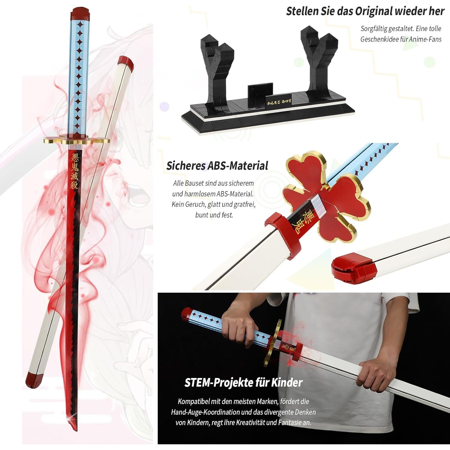 Espada Kanroji Mitsuri Toy Player 99 cm con Funda y Soporte