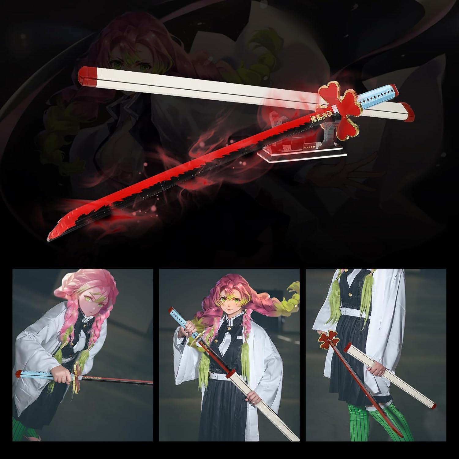 Espada Kanroji Mitsuri Toy Player 99 cm con Funda y Soporte