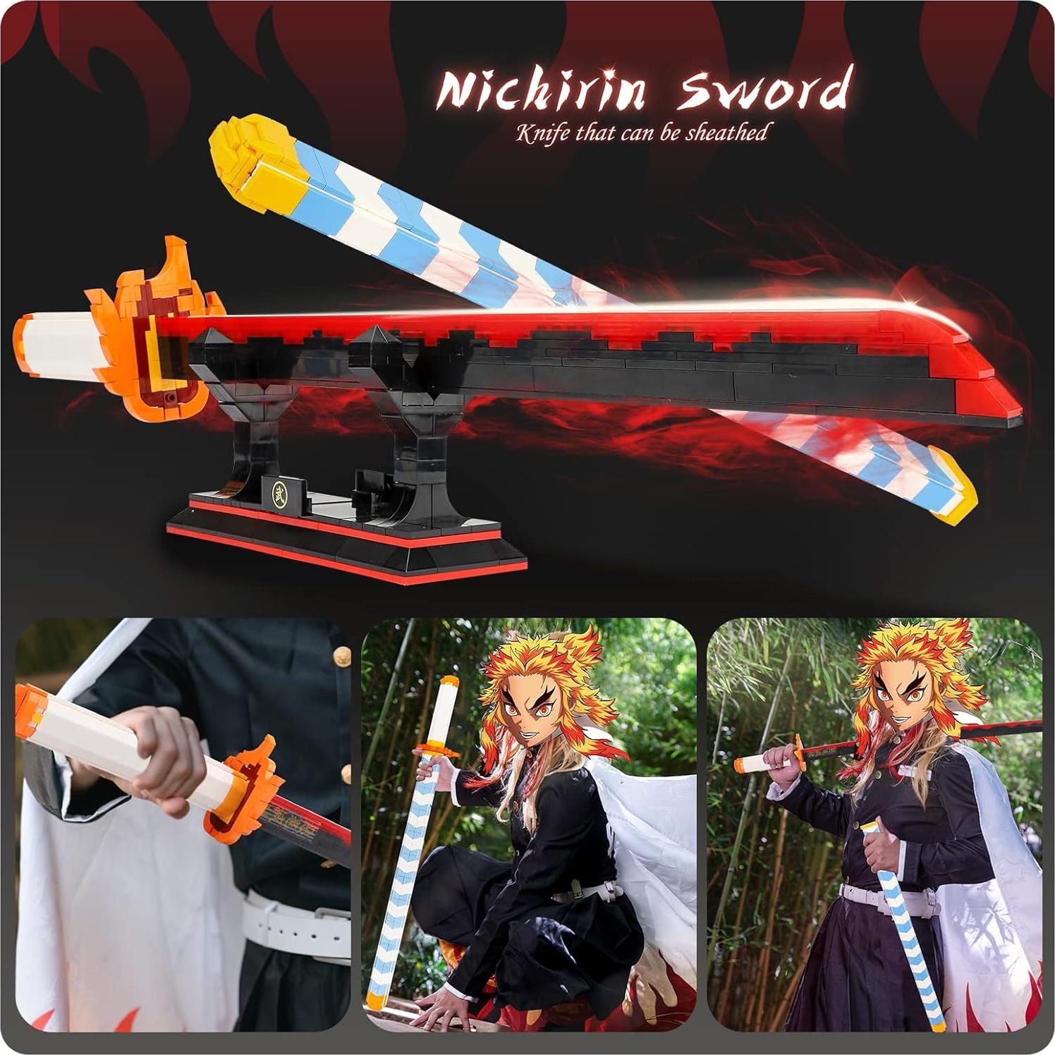 Espada Rengoku Kyoujurou Demon Slayer - Set de Construcción 792 Pcs