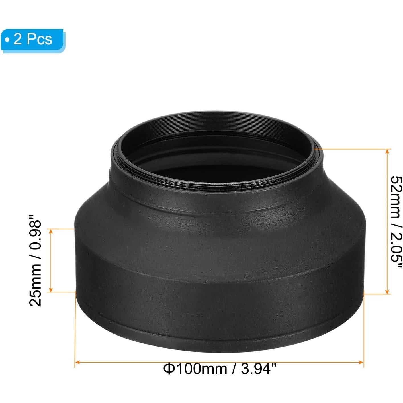 Capucha de Lente PATIKIL 67mm Goma Colapsable Anti-Reflexión