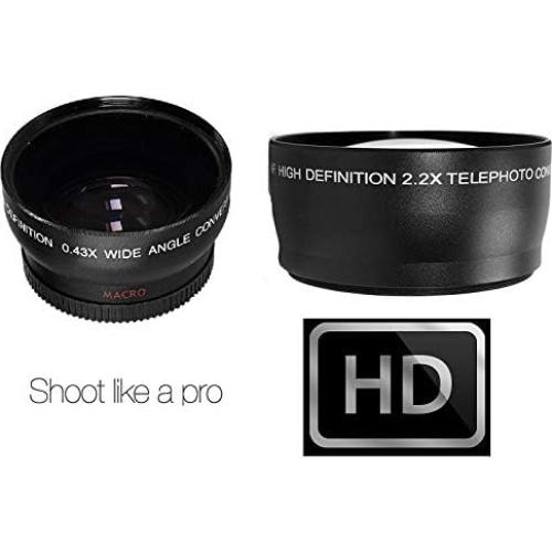 Juego de Lentes Gran Angular y Telephoto HD Ser para Pentax K-r