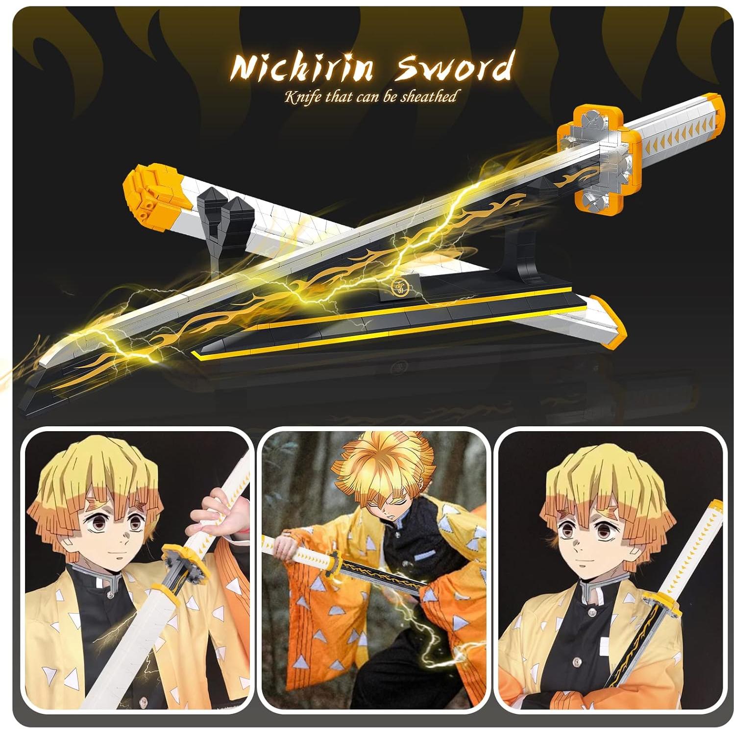 Katana Agatsuma Zenitsu para Demon Slayer 956 Piezas