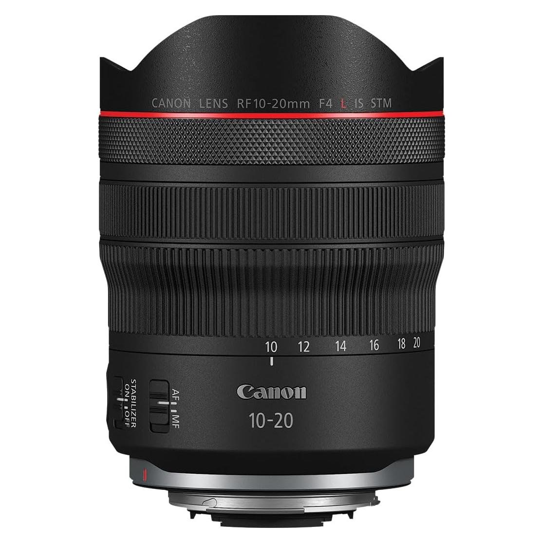 Lente Ultra Gran Angular Canon RF 10-20mm F4 L IS STM