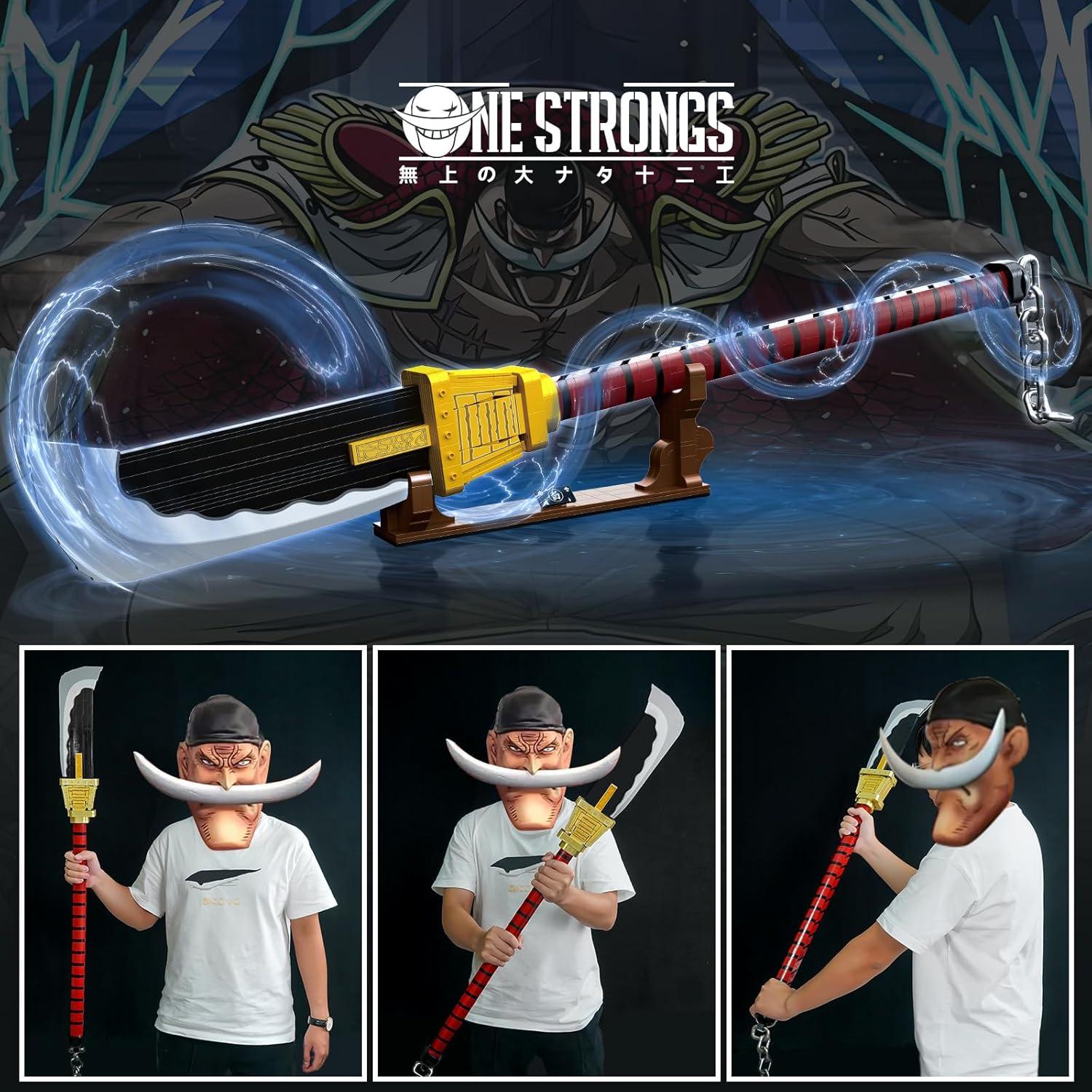 Katana Edward Newgate One Piece 1319 Pcs para Cosplay