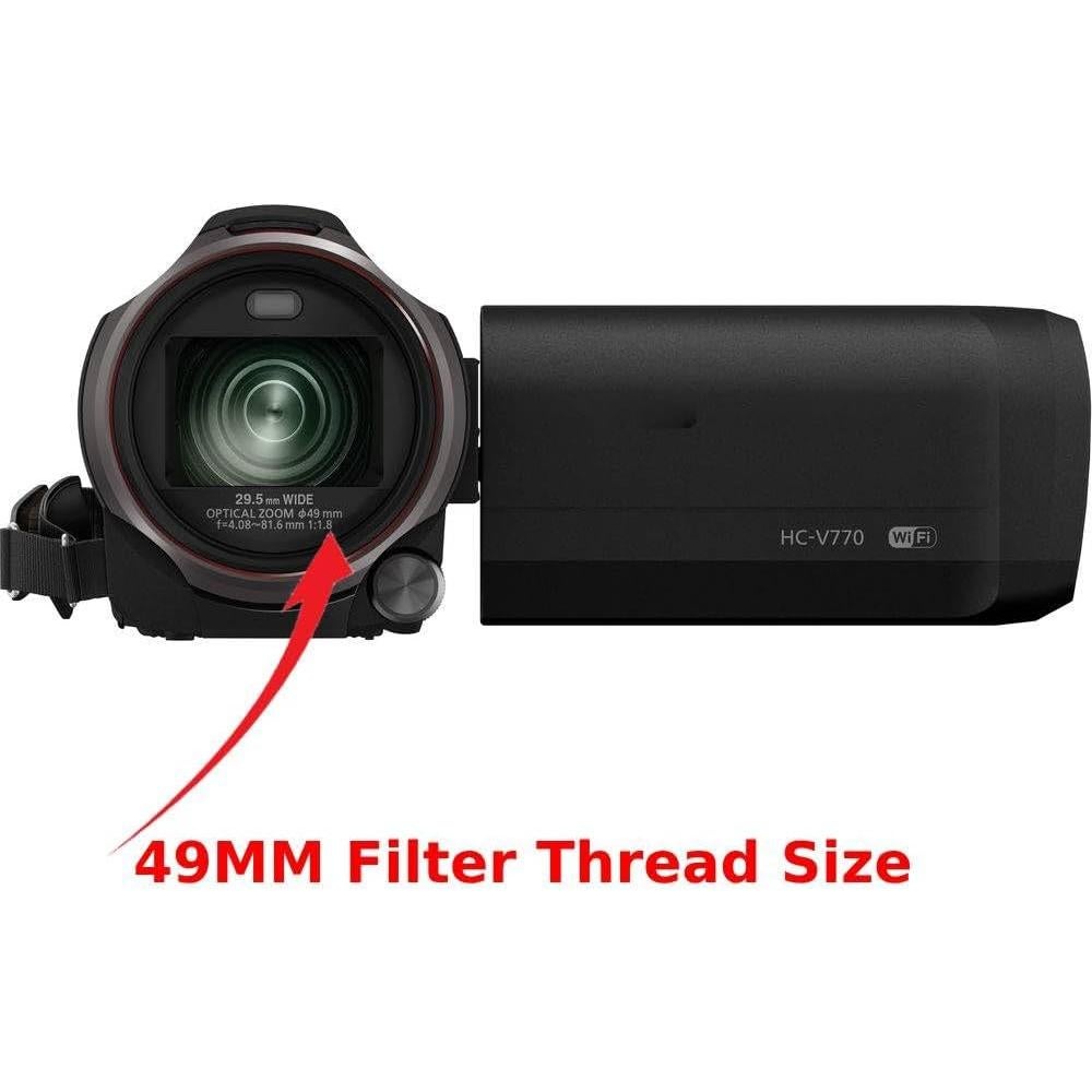 Lente Gran Angular 49mm OPTURA 0.43x con Macro y Paño