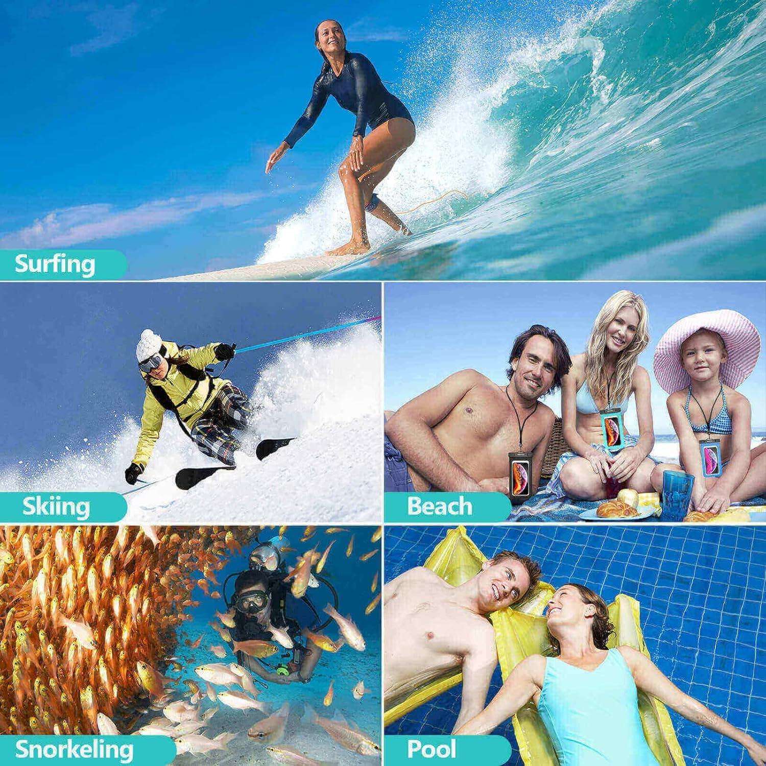 Paquete de 4 Fundas Impermeables Newppon para Smartphone