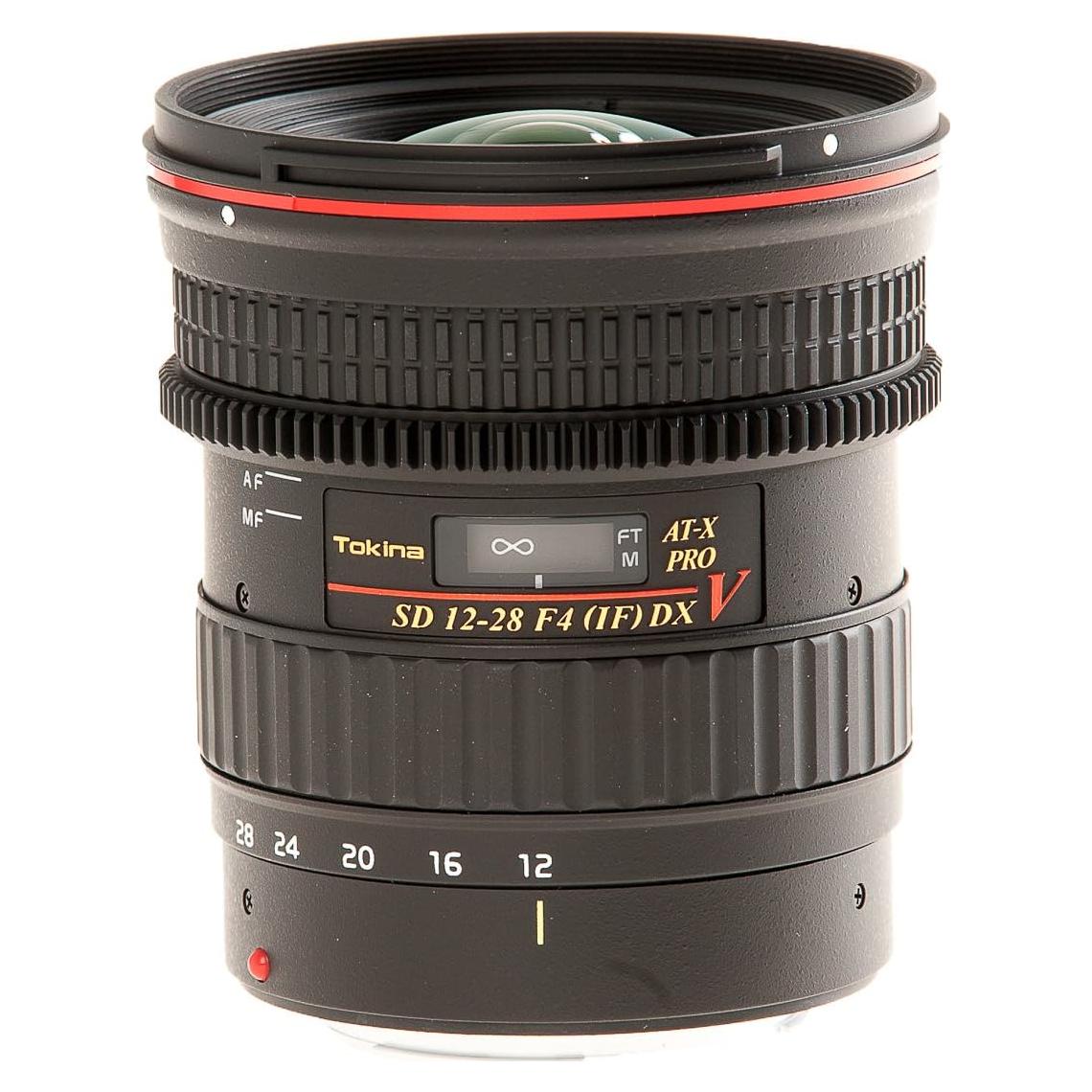 Lente Tokina AT-X Pro DX 12-28mm f/4.0 para Canon