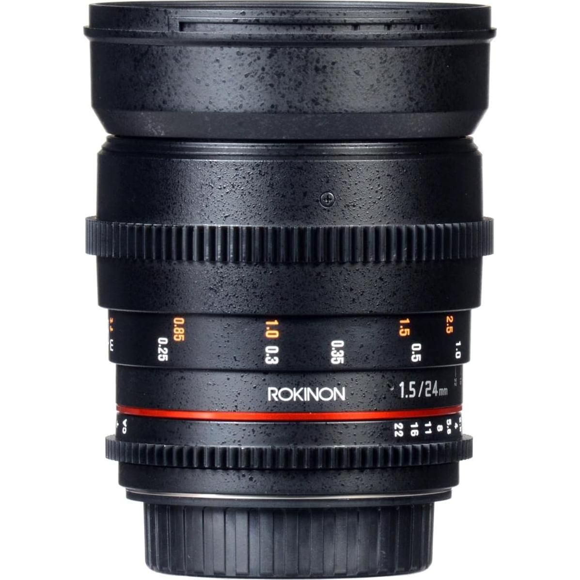 Lente Cine Rokinon 24mm T1.5 Gran Angular para Nikon