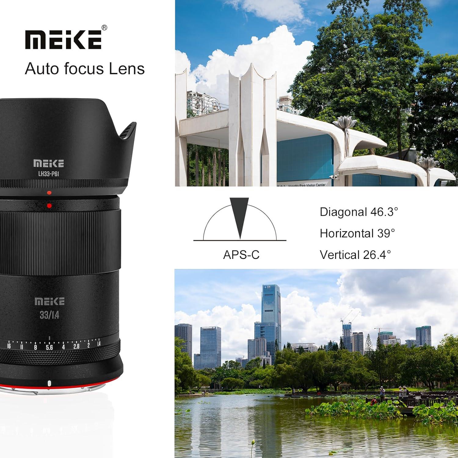 Lente Meike 33mm F1.4 AF Gran Angular para Nikon Z APS-C