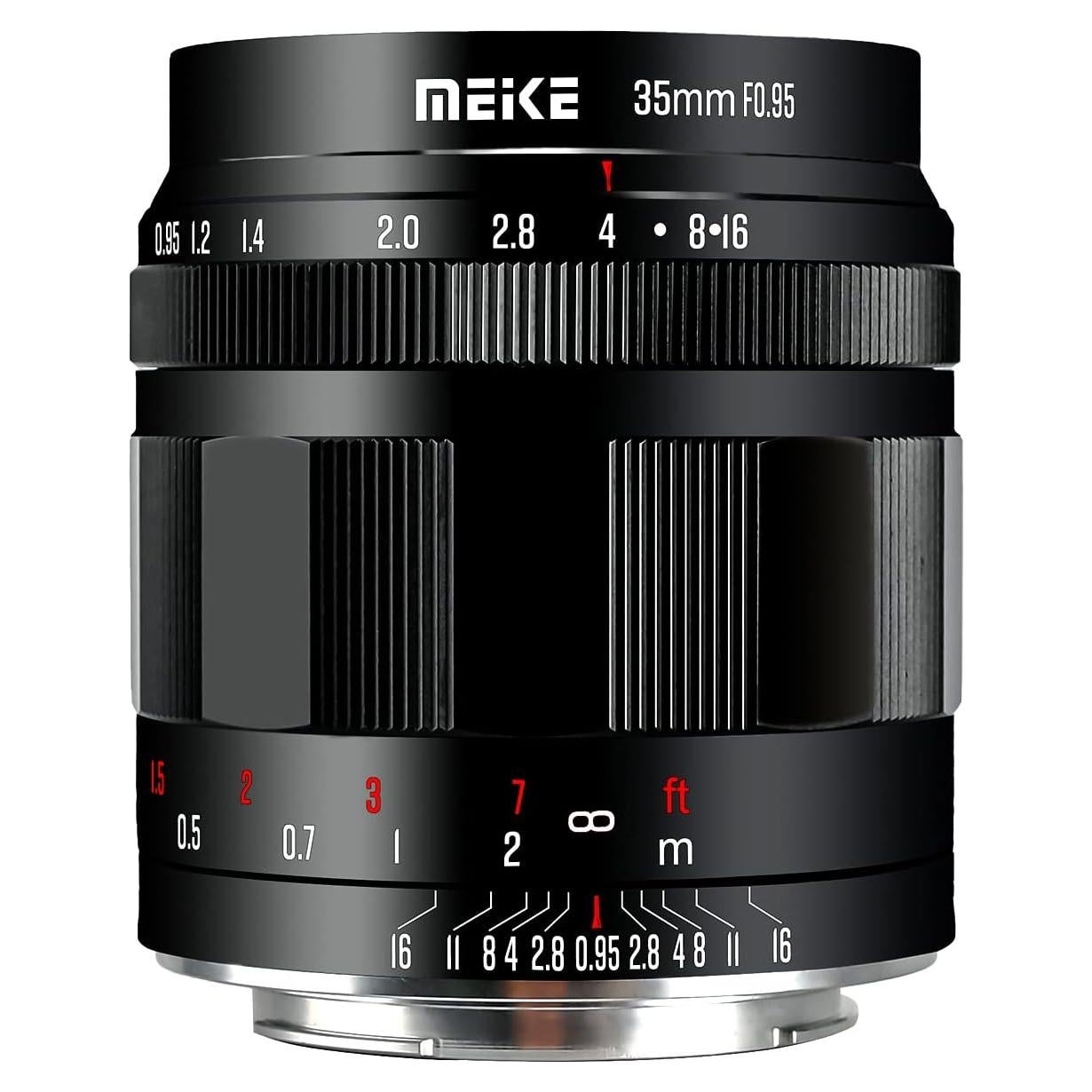 Lente Meike 35mm f0.95 Enfoque Manual MFT para Panasonic y Olympus
