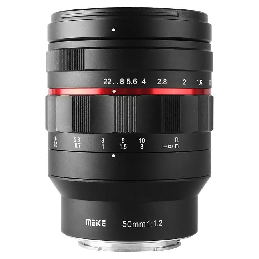 Lente Meike 50mm F1.2 Manual para Cámaras Sony E-Mount