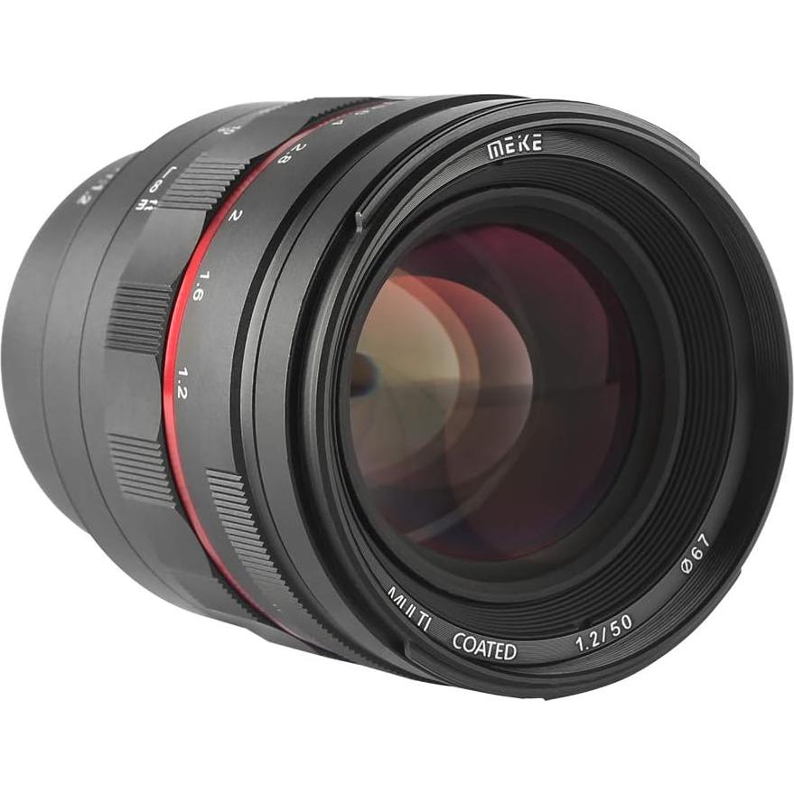 Lente Meike 50mm F1.2 Manual para Cámaras Sony E-Mount