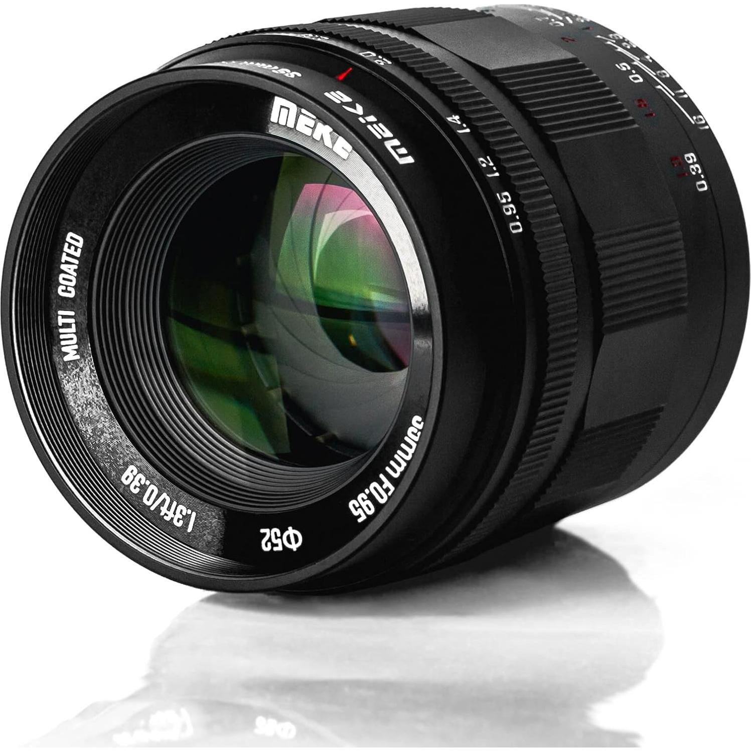 Lente Fija Meike 35mm f/0.95 RF para Canon EOS-R R5 R6