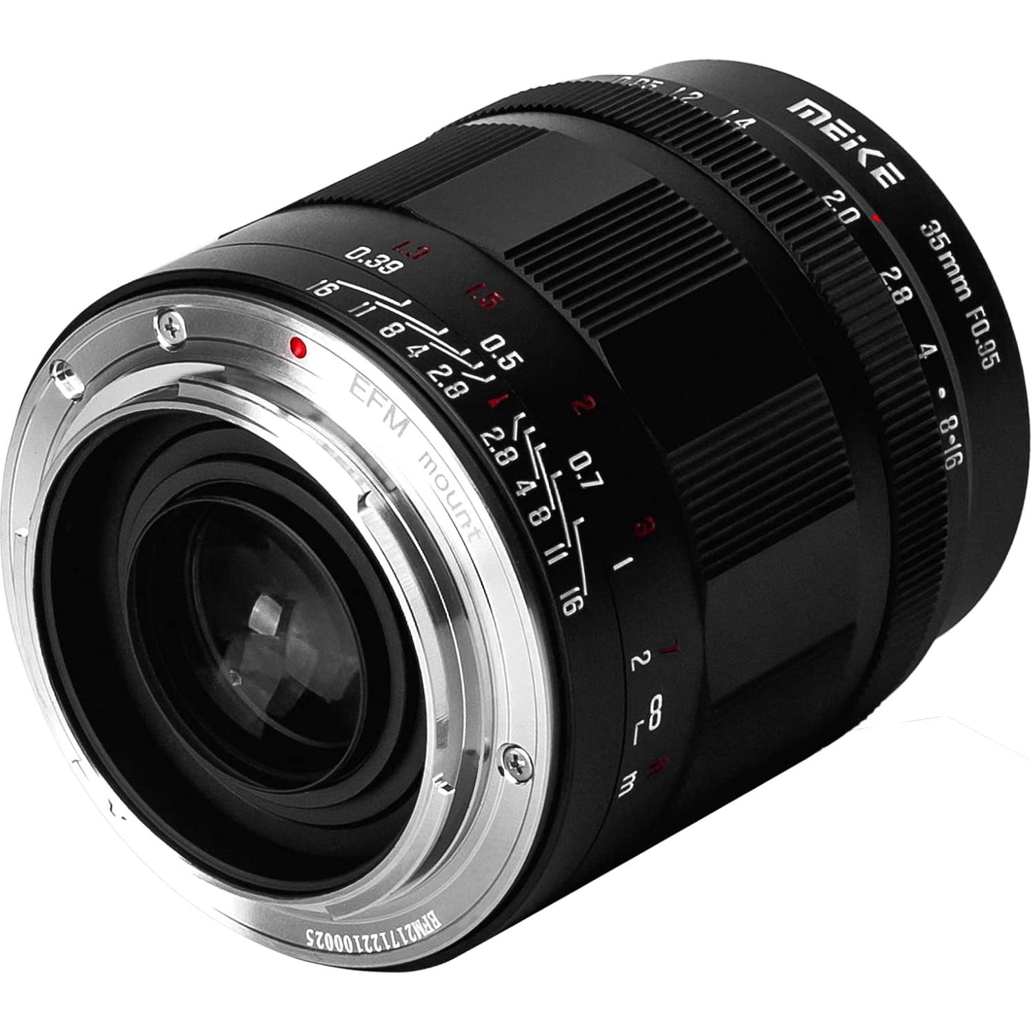 Lente Fija Meike 35mm f/0.95 RF para Canon EOS-R R5 R6