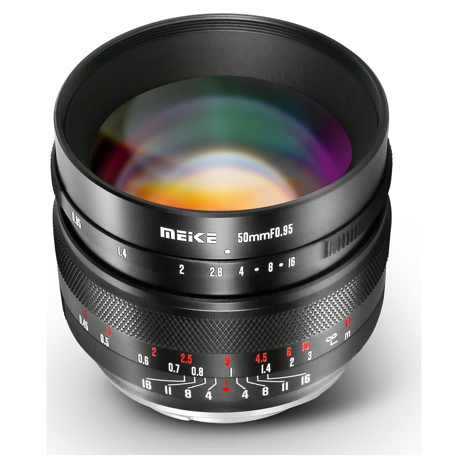 Lente Meike 50mm f0.95 Manual para Canon RF - APS-C