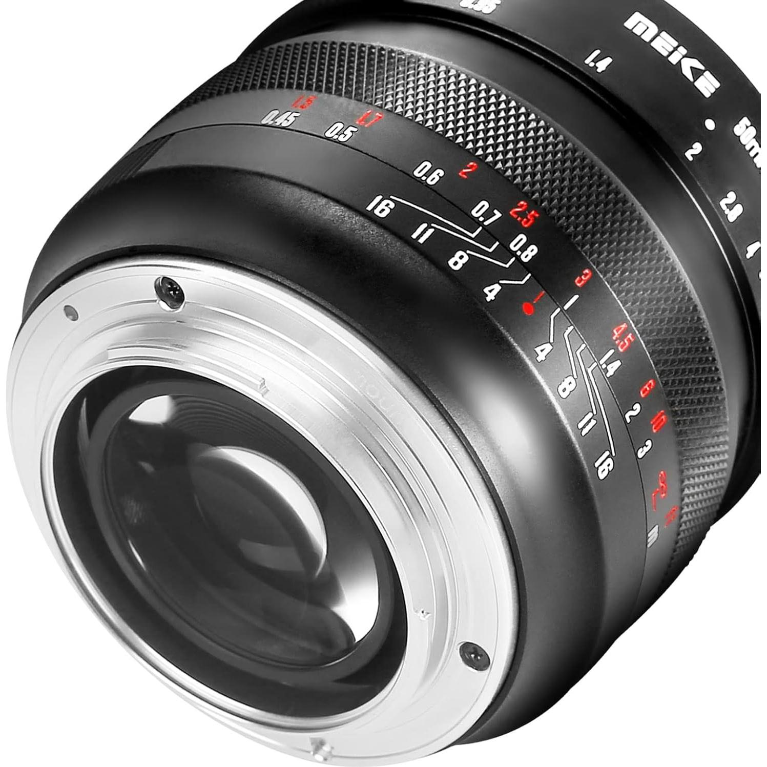Lente Meike 50mm f0.95 Manual para Canon RF - APS-C