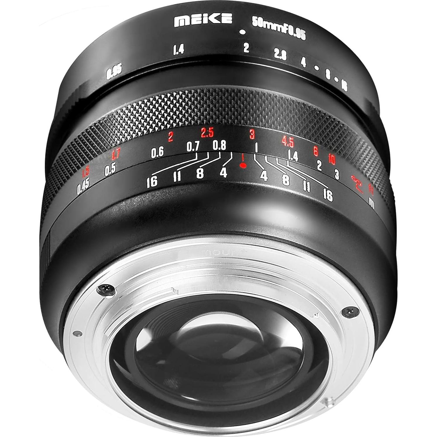 Lente Meike 50mm f0.95 Manual para Canon RF - APS-C