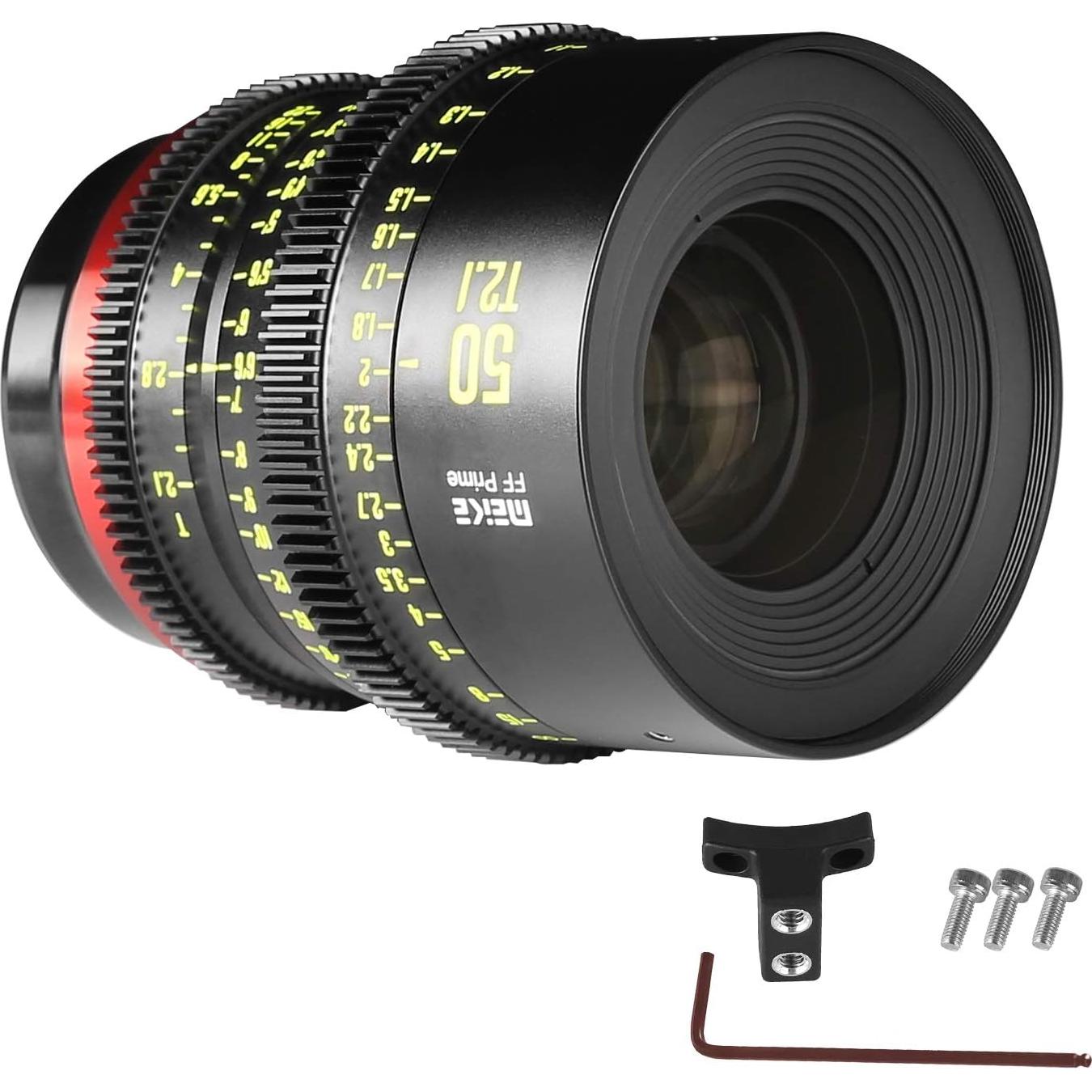 Lente de Cine MEKE 50mm T2.1 Manual Montura EF