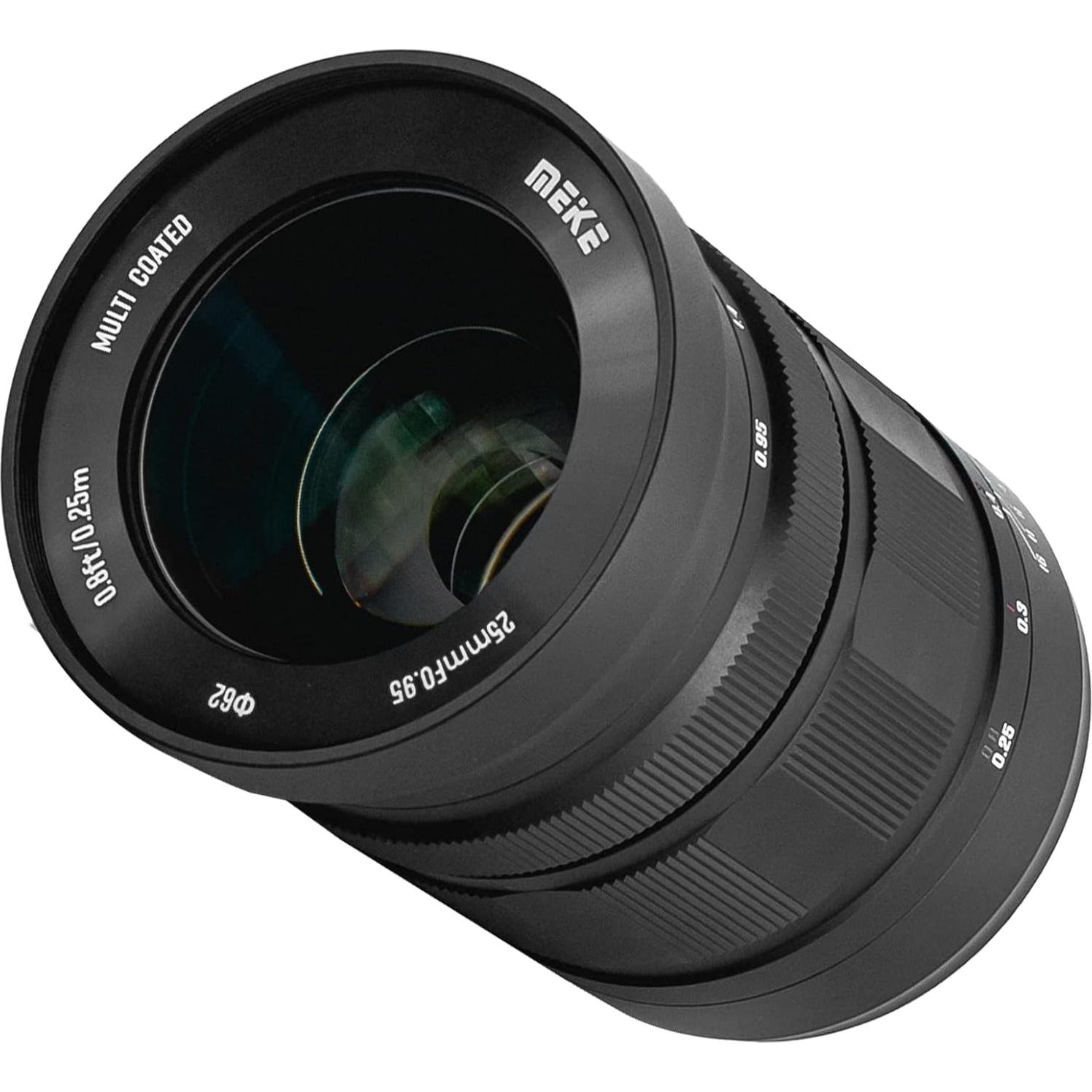 Lente Meike 25mm f/0.95 Manual para Canon EF-M