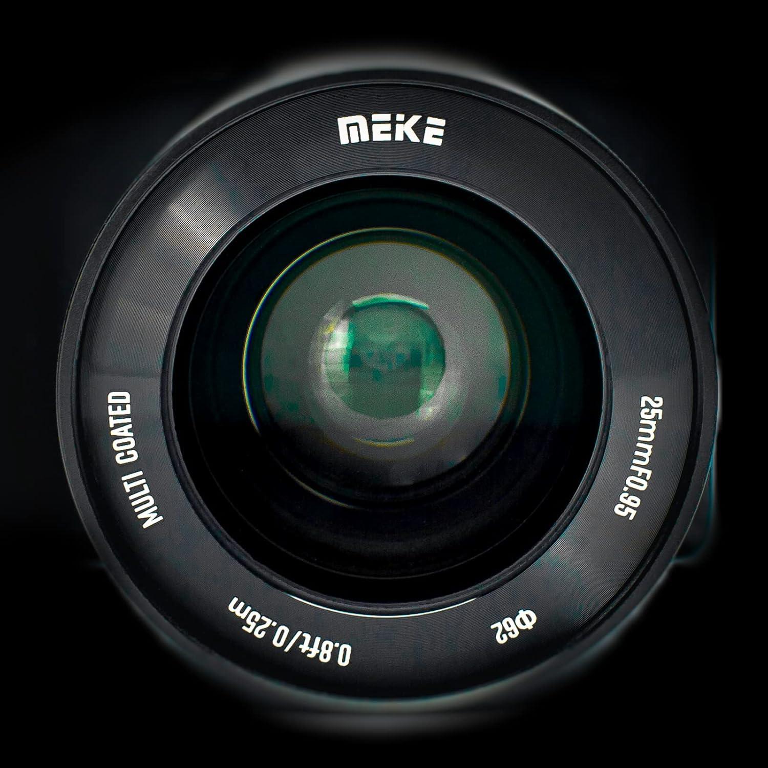 Lente Meike 25mm f/0.95 Gran Apertura Manual RF-Mount