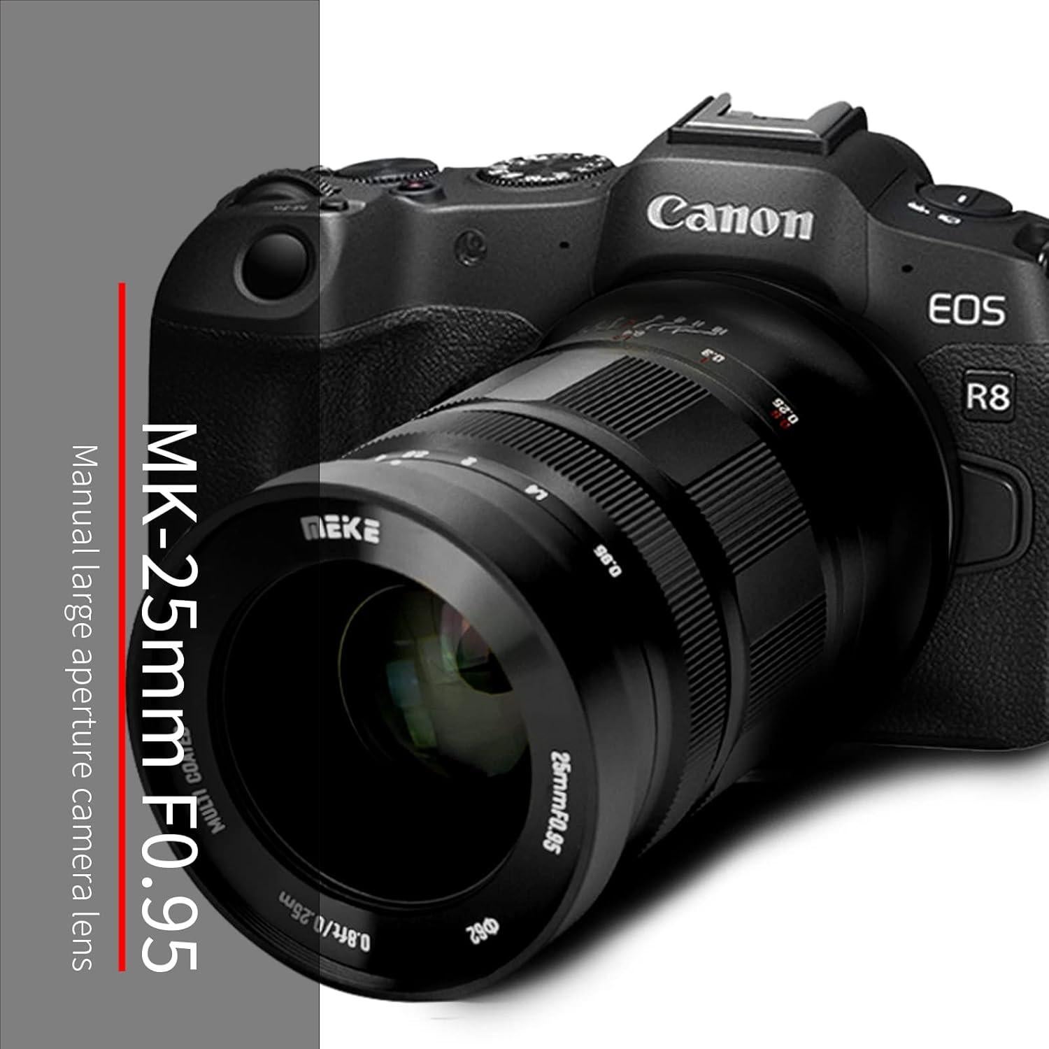 Lente Meike 25mm f/0.95 Gran Apertura Manual RF-Mount