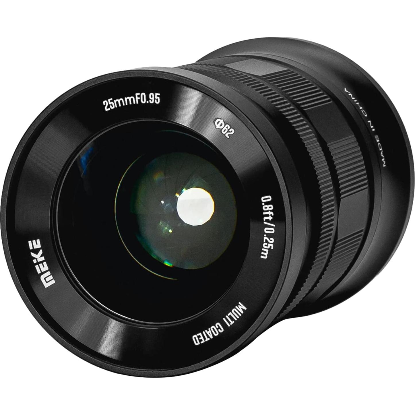 Lente Meike 25mm f/0.95 Manual para Nikon Z APS-C