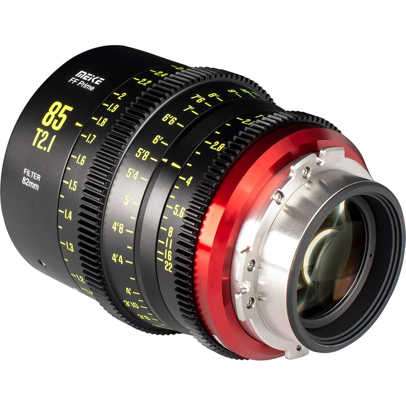 Lente de Cine Manual MEKE 85mm T2.1 para Cámaras Arri PL