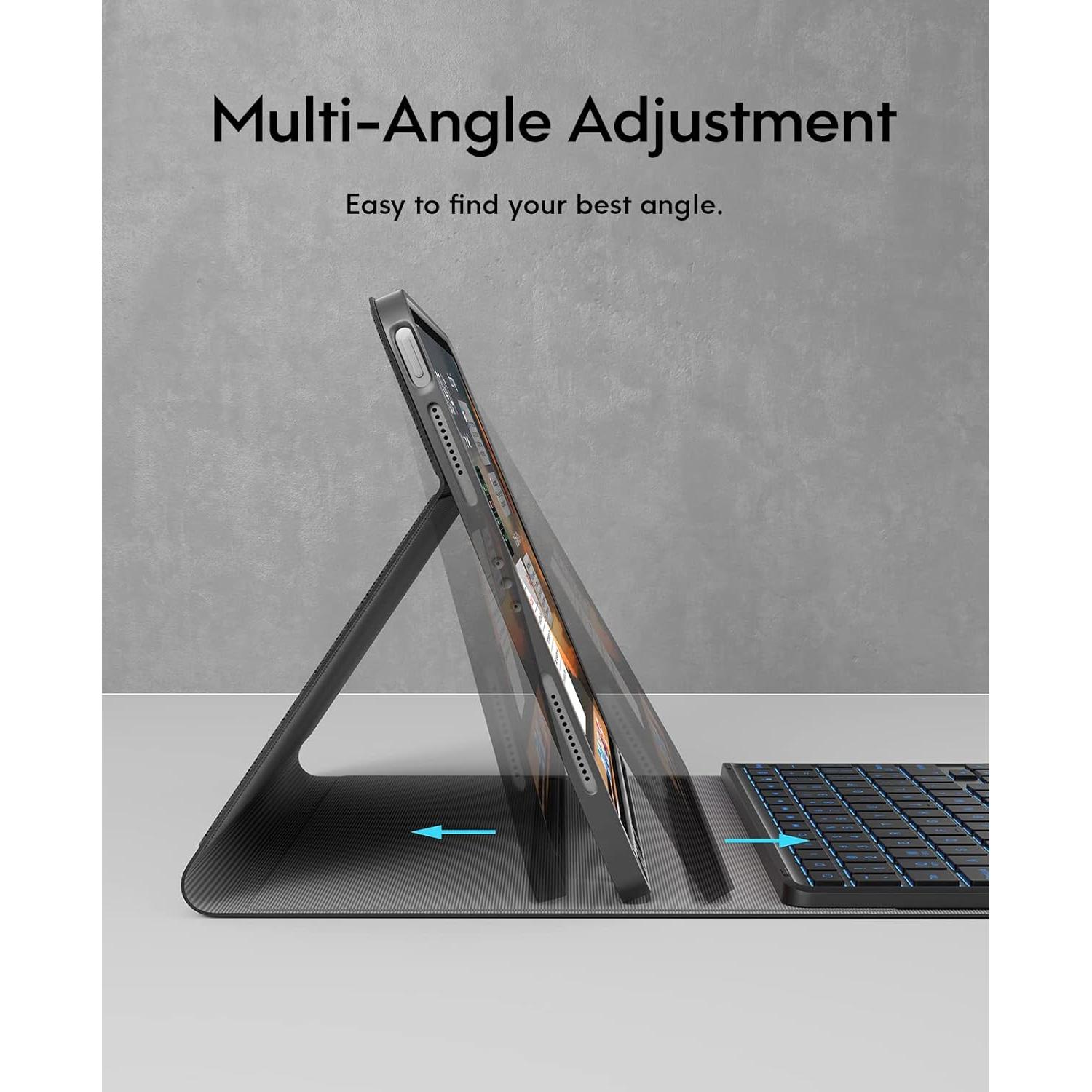 Funda Teclado Inalámbrico CHESONA para iPad Air 11" Negro