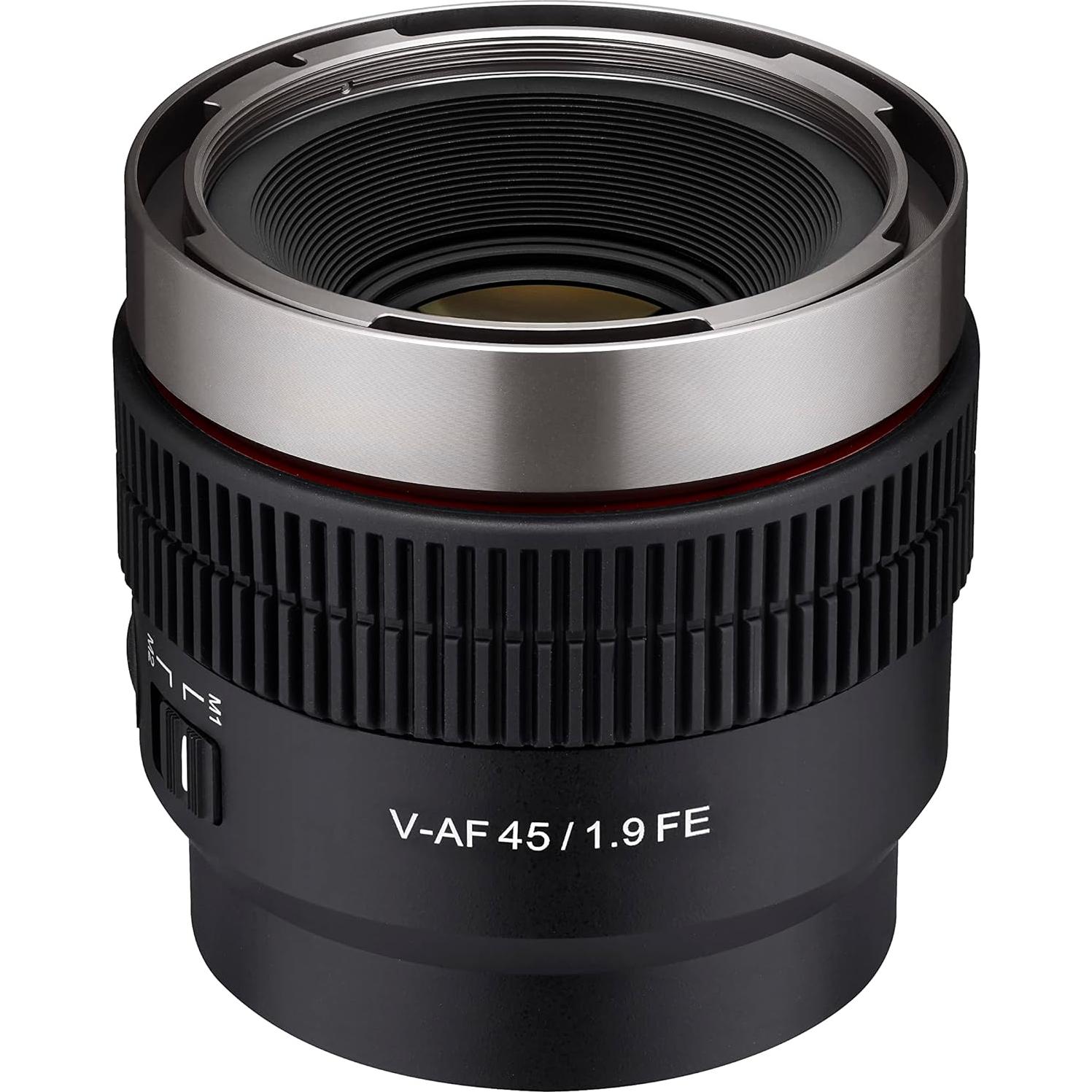 Lente Cine Rokinon V-AF 45mm T1.9 para Sony E - 448g