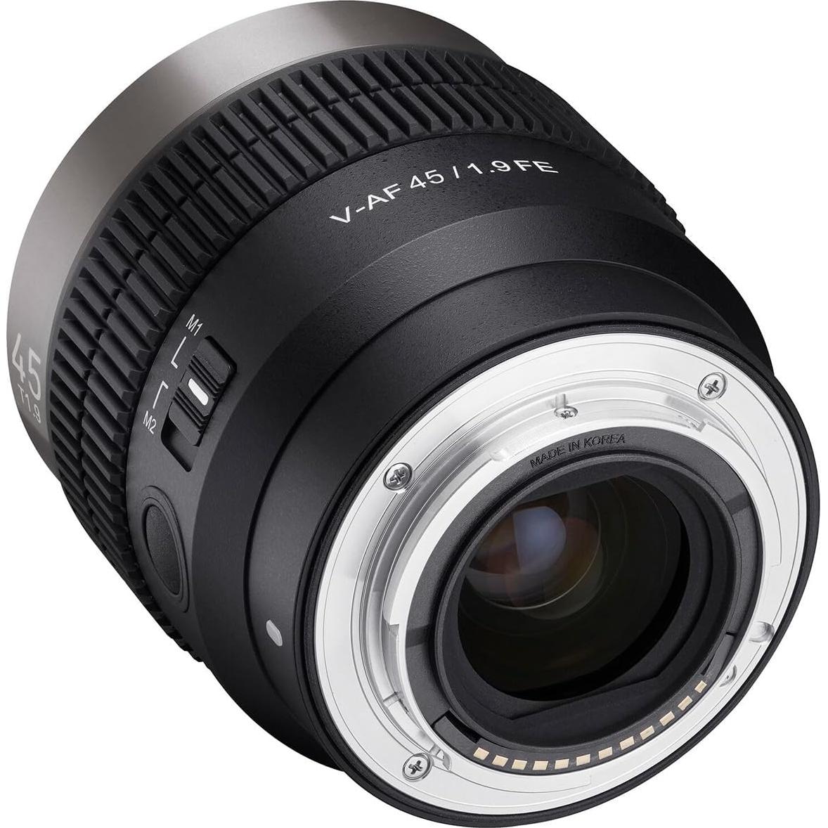 Lente Cine Rokinon V-AF 45mm T1.9 para Sony E - 448g