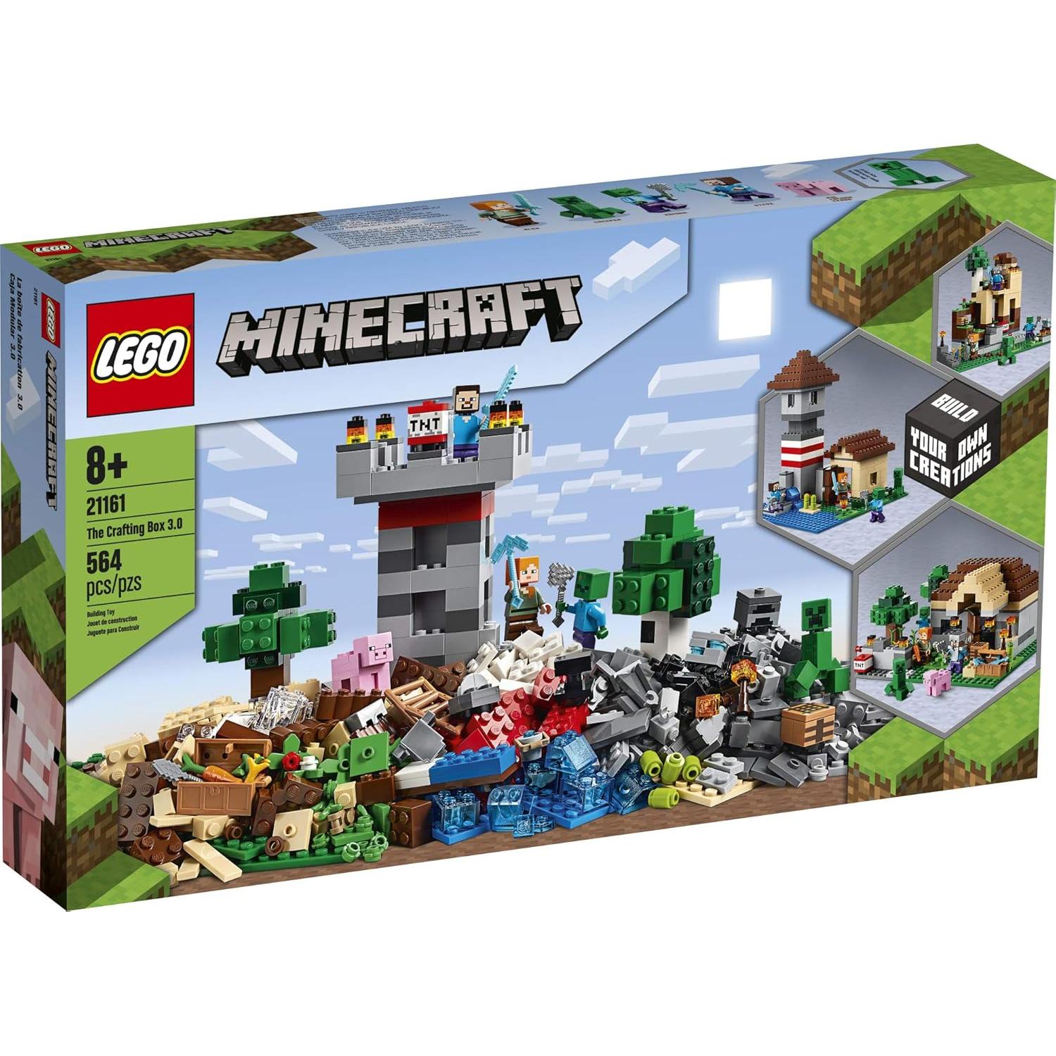 LEGO Minecraft La Caja de Creación 3.0 21161 Juguete 564 Piezas