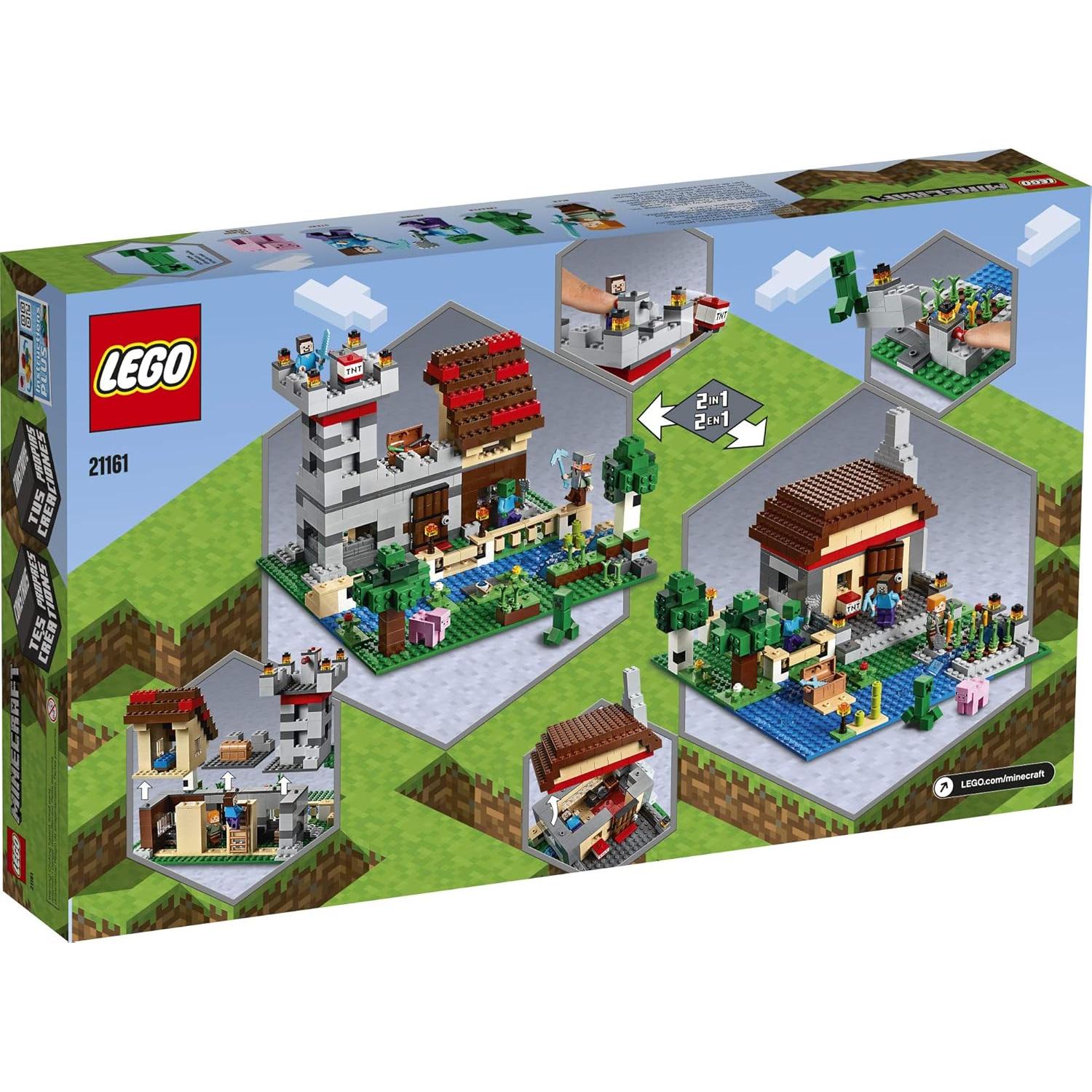 LEGO Minecraft La Caja de Creación 3.0 21161 Juguete 564 Piezas